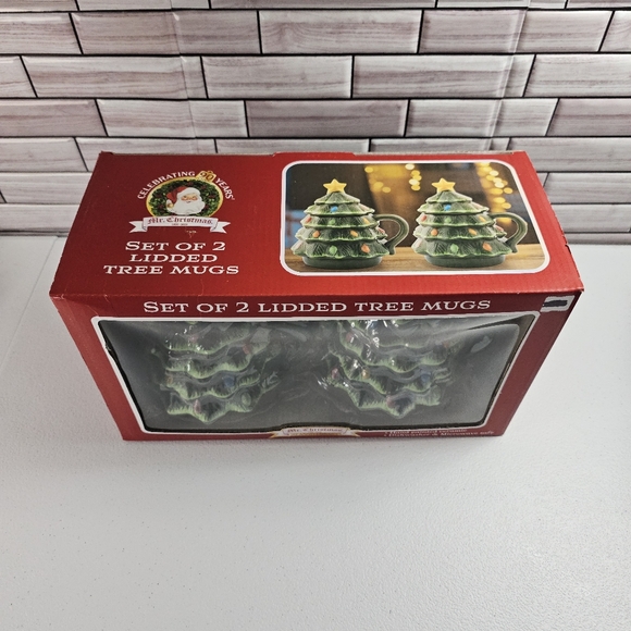 Mr. Christmas Lidded Tree Mug Set - Picture 9 of 10